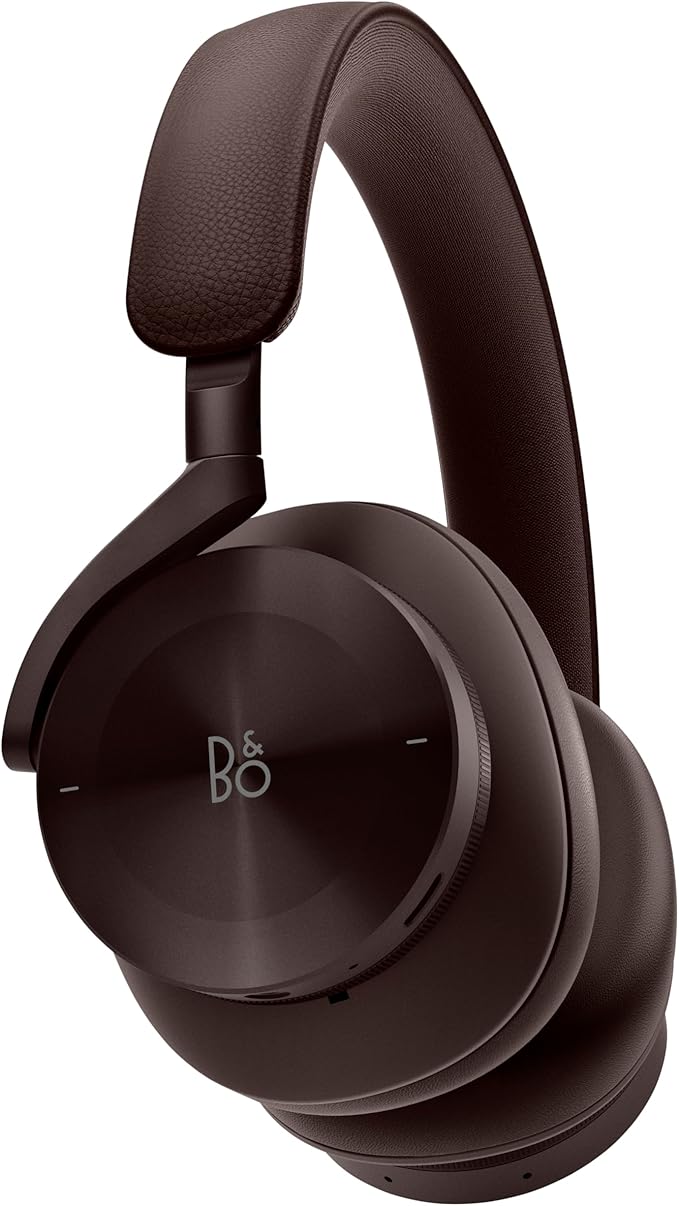 Bang & Olufsen Beoplay H95 Premium Comfortable Wireless Active Noise Cancelling (ANC) Over-Ear Headphones with 38 Hours Battery Life and Protective Carrying Case, Chestnut