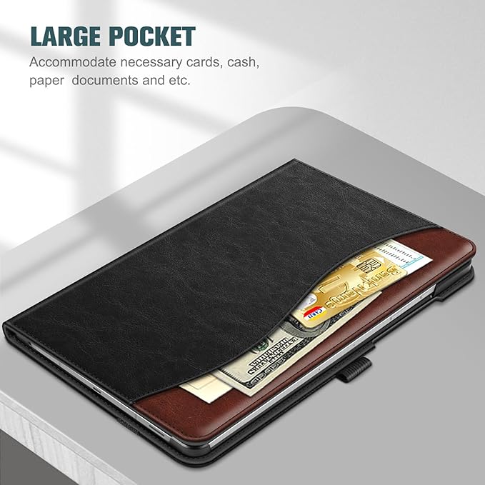 Fintie Case for Samsung Galaxy Tab S10 Lite/ S10 FE/ S9 FE 5G 10.9 Inch/Tab S9 11 Inch with S Pen Holder, Multi-Angle Viewing Protective Cover with Pocket, Auto Sleep/Wake, Dual Color