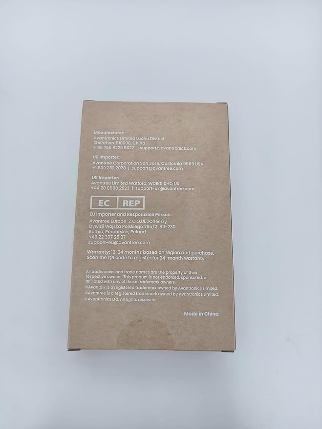 Avantree Resolve (Small-Medium) – Wired Open-Ear Earbuds w/Mic & Over-Ear Hook, for Women, Kids & Young Men w/Small Ears, Ideal for Office, Outdoor & Home, 3.5mm AUX