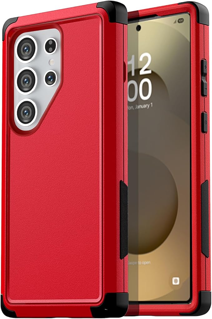 AICase for Samsung Galaxy S25 Ultra Case,3-Layer Heavy Duty Pocket-Friendly Rugged Durable Military Grade Protection Shockproof/Drop Proof/Dust Proof Protective Cover for Galaxy S25 Ultra 2025_5