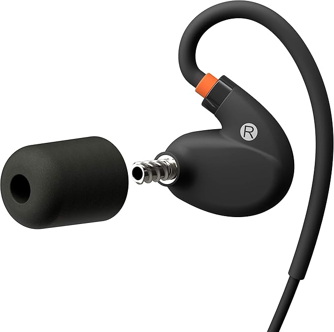 ISOtunes PRO 2.0 Bluetooth Earplug Headphones, 27 dB Noise Reduction Rating, 16+ Hour Battery, IP67 Durability, Noise Cancelling Mic, OSHA Compliant Professional Hearing Protector (Safety Orange)
