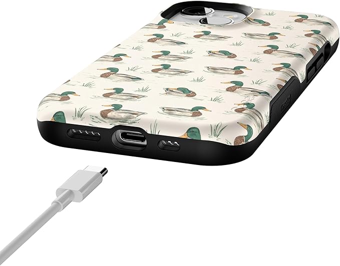 Casely iPhone 15 Case | Mallard & Co. | The Boyfriend Collection | Bold Protective Design | Compatible with MagSafe