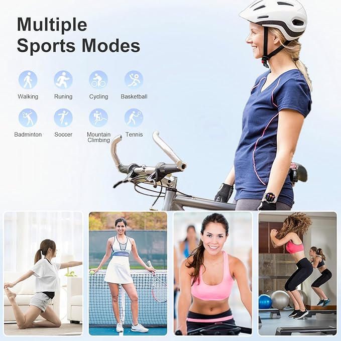 Smart Watches for Women Answer/Make Call, 1.19" AMOLED Smartwatch with Bluetooth for Android iOS Phones, IP68 Waterproof Fitness Tracker with Heat Rate Blood Pressure, 120+ Sports, Silver