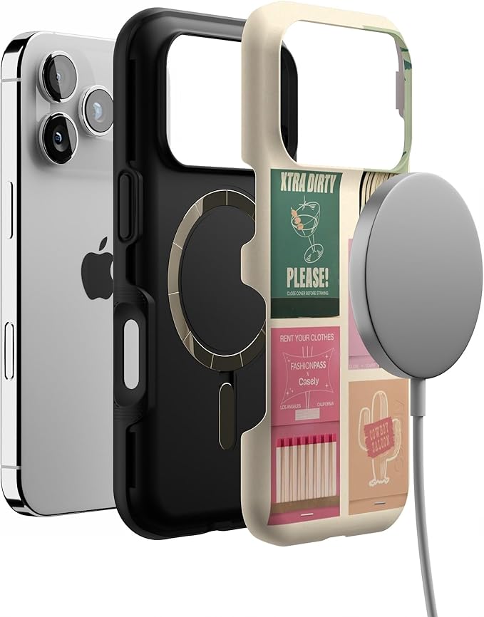 Casely iPhone 17 Pro Case | Perfect Match | FashionPass x Casely | Bold Protective Design | Compatible with MagSafe