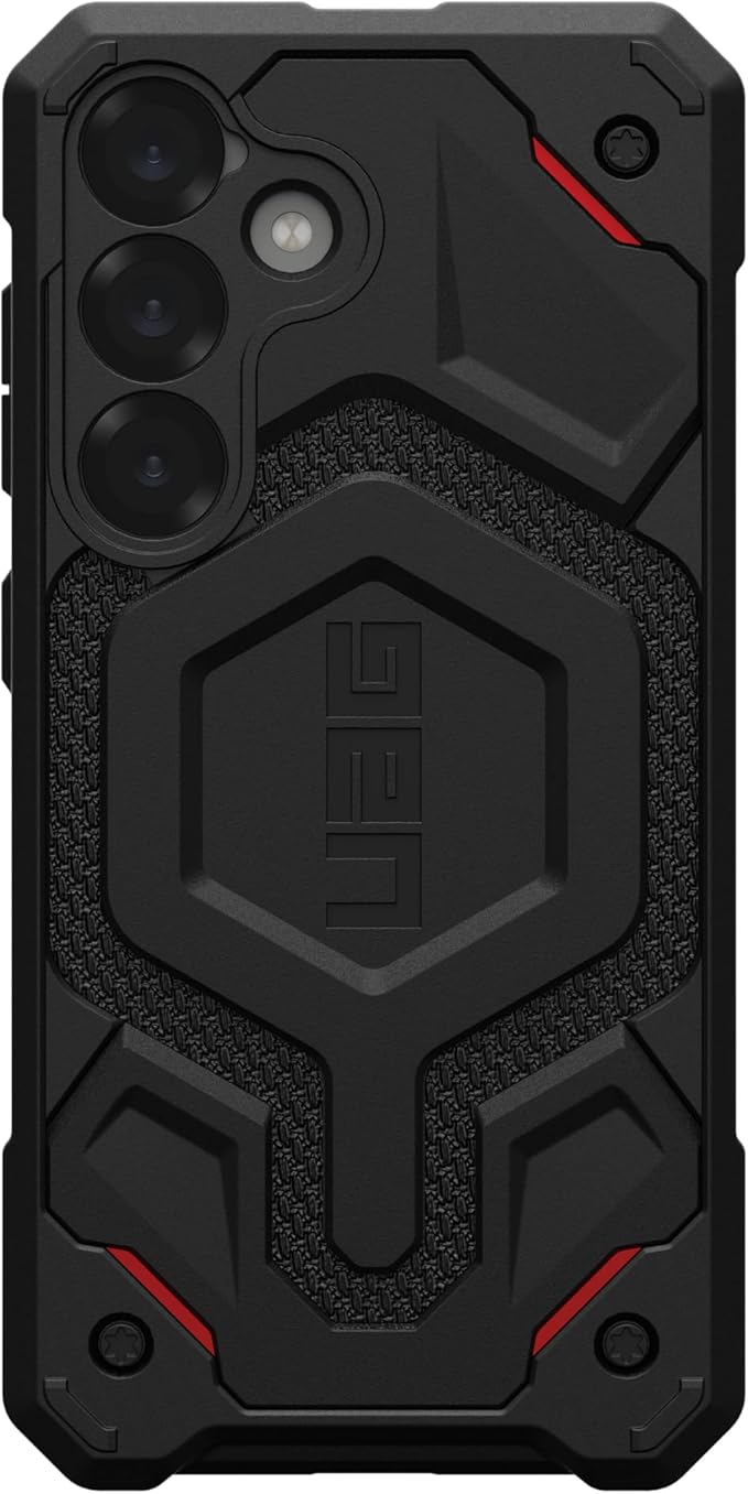 URBAN ARMOR GEAR UAG for Samsung Galaxy S25 Case 6.2" Monarch Pro - Compatible with Magnetic Charging Premium Rugged Military Drop Tested Protective Cover, Kevlar Black