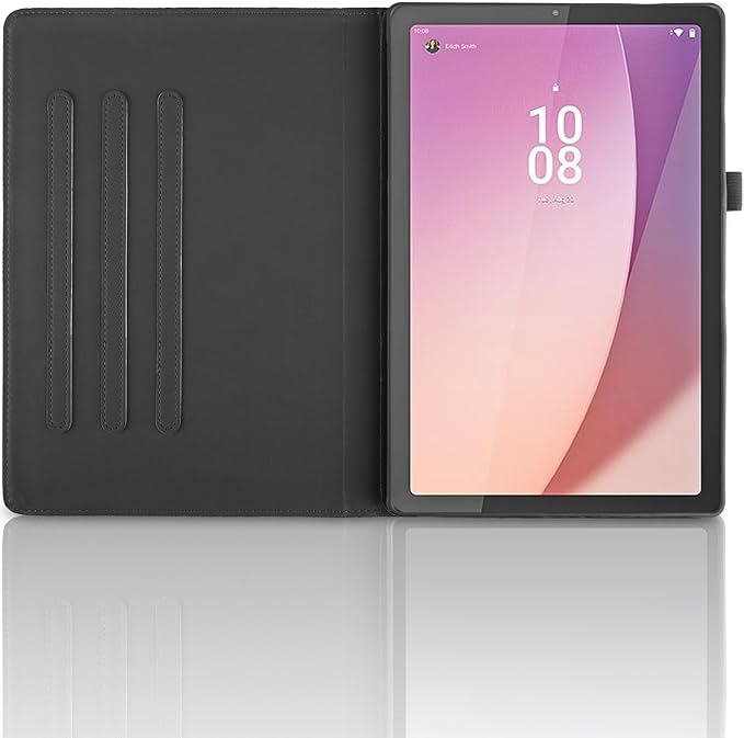 Rotating Case for Lenovo Tab M9 9.0 inch (TB-310FU) 2023 Released PU Leather Cover Lightweight Flip Stand Shell with Pen Holder for Lenovo Tab M9 9" 2023 Tablet-Black
