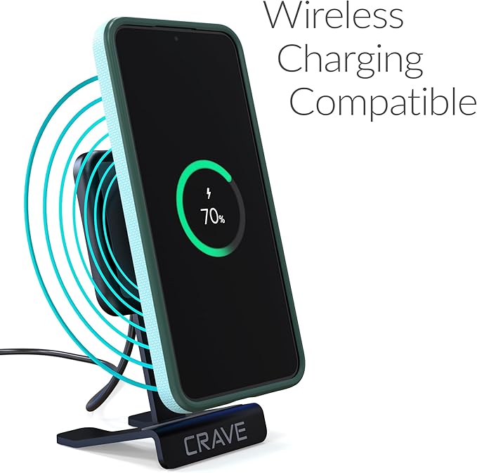 Crave Dual Guard for Samsung Galaxy S24 Case, Shockproof Protection Dual Layer Case for Samsung Galaxy S24 - Aqua