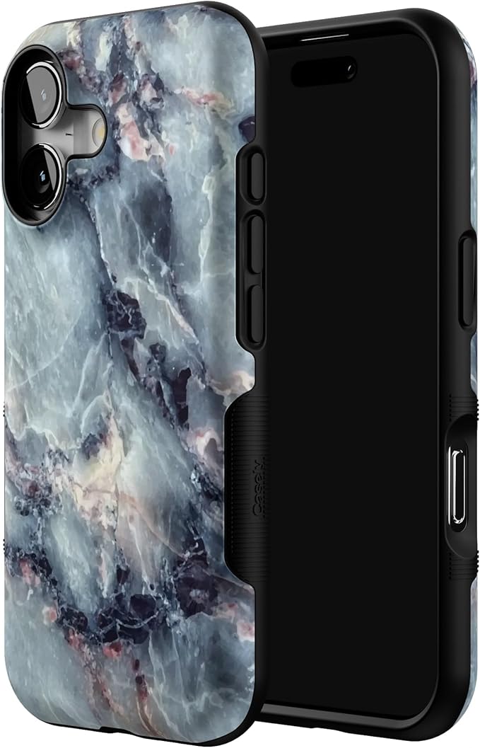 Casely iPhone 17 Case | Deep Sea | Blue Marble | Bold Protective Design | Compatible with MagSafe