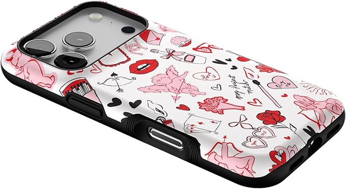 Casely iPhone 17 Pro Case | Cupid's Touch | Collage | Bold Protective Design | Compatible with MagSafe