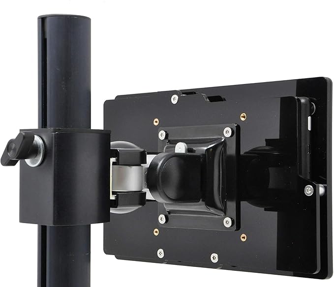 TABcare Security Anti-Theft Acrylic VESA Enclosure for Amazon Fire HD 10 2015/2017/2019 with Free Wall Mount Kit (Black, Fire HD 10 2015/2017/2019)