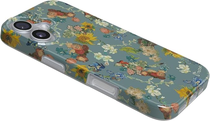 Casely iPhone 17 Case | Vincent's Flowers | Van Gogh Museum | Compatible with MagSafe | Classic Ultra Slim Design