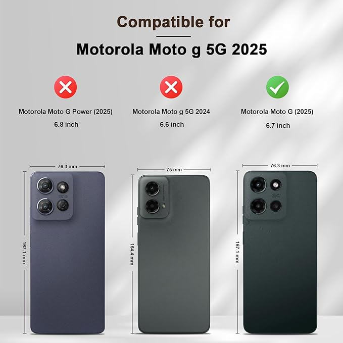 Jasonyu Flip Wallet Case for Moto G 5G (2025),Leather Magnetic Folio Cover with Card Holder,Kickstand - TPU Shockproof Durable Protective Phone Case,Brown