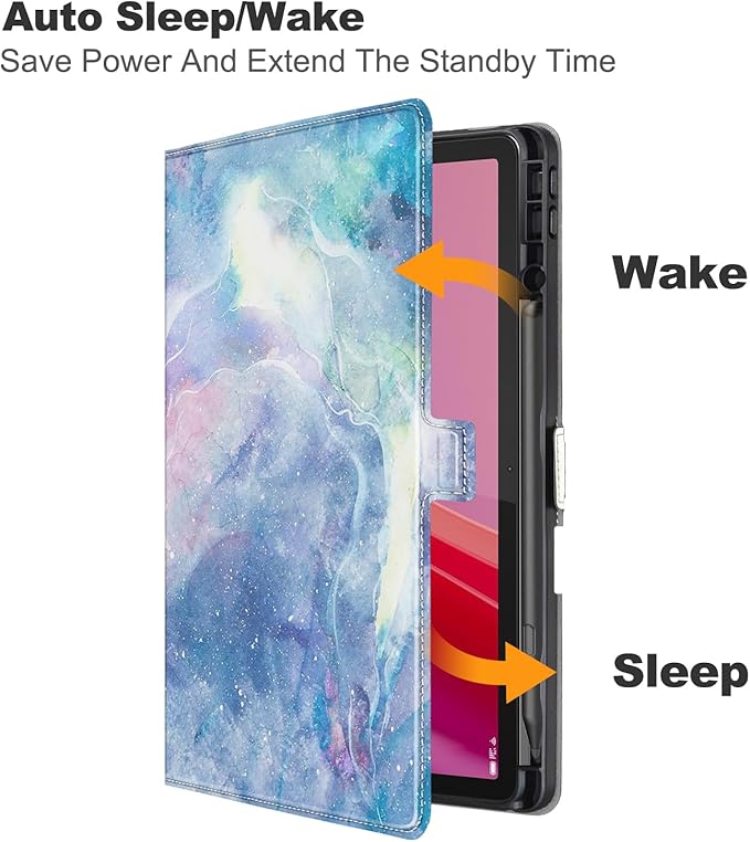 for Lenovo Tab M11 Case with Pen Holder,Ultra Slim Magnetic Cover for Lenovo Tab K11 LTE Tablet Case Kids,Color Cloud
