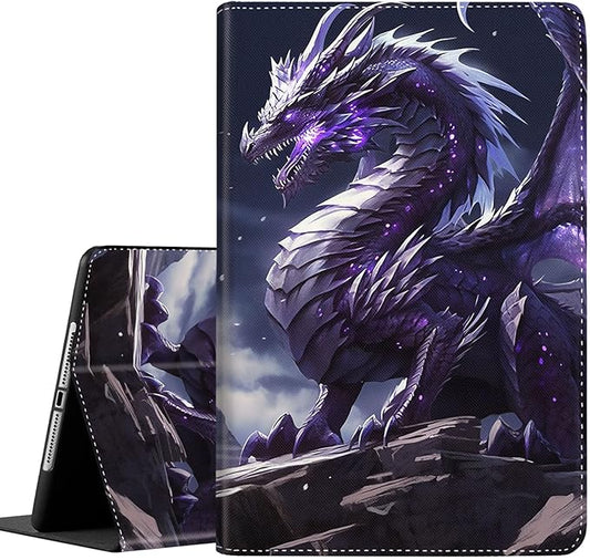 Case for Galaxy Tab A9 Plus ， Auto Sleep/Wake Multi-Angle Viewing Slim Folio Stand Cover for Samsung Galaxy Tab A9+/A9 Plus 11 Inch 2023 (SM-X210/X216/X218), Blue Dragon on Mountain