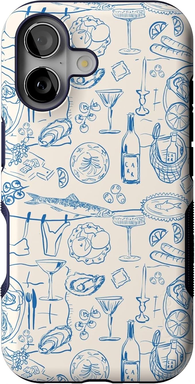 Casely iPhone 17 Case | Amalfi Aperitivo | Dolce Vita | Bold Protective Design | Compatible with MagSafe