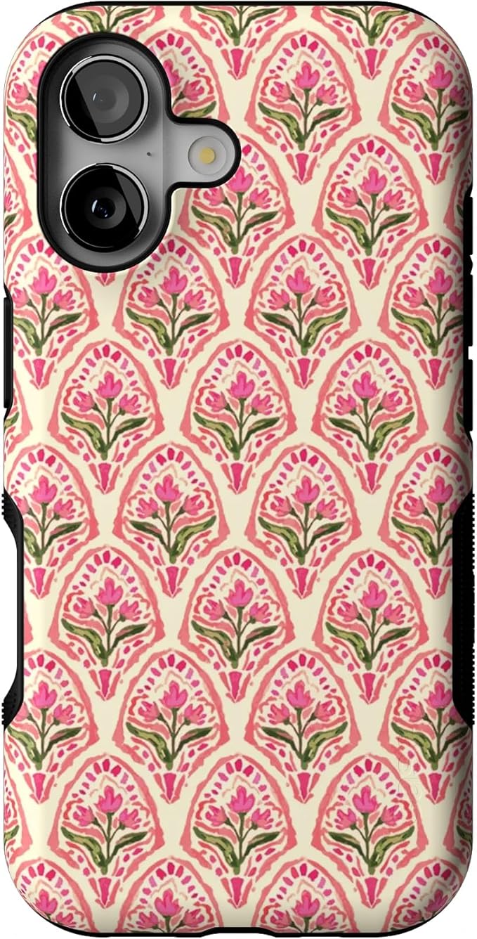 Casely iPhone 17 Case | Tulip Tapestry | Jenna Palek x Casely | Bold Protective Design | Compatible with MagSafe