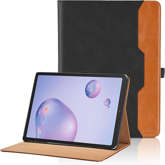 Case for Samsung Galaxy Tab A 8.4 2020 - SM-T307/SM-T307U Protective Case with Pocket, PU Leather Business Folio Tablet Cover with Hand Strap, Black
