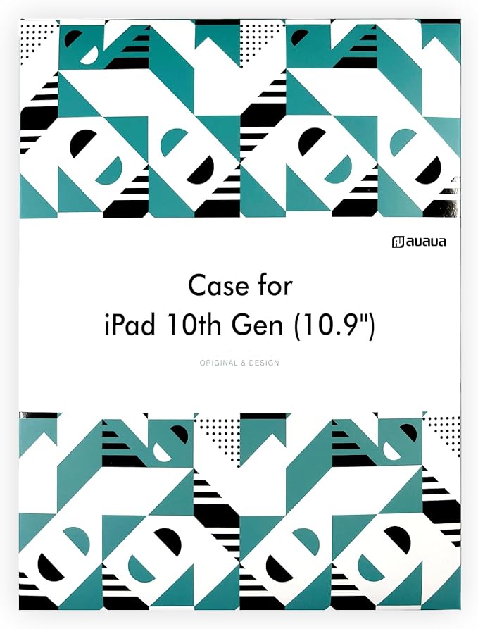 auaua Case for iPad (A16) 11th Generation 11 Inch 2025, iPad 10th Generation 10.9 Inch 2022, with Pencil Holder, Auto Sleep/Wake, Adjustable Stand, PU Leather (Green)