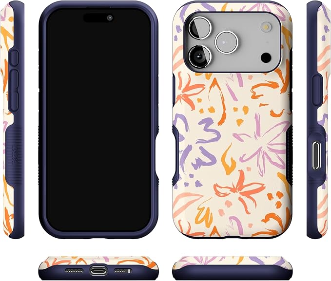 Casely iPhone 17 Pro Case | Hibiscus Blooms | Hawaiian Floral | Bold Protective Design | Compatible with MagSafe
