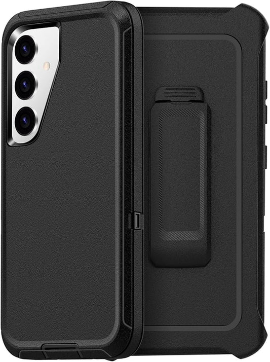 AICase Belt-Clip Holster Case for Samsung Galaxy S25 6.2",Heavy Duty Drop Protection Full Body Rugged Shockproof/Drop Proof/DustProof Military Grade Tough Durable Cover for Samsung S25 2025