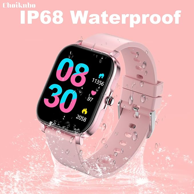 Smart Watch for Women Fitness Tracker Watch for Android/iOS Phones, Activity Trackers and Smartwatches with Heart Rate/Sleep Monitor, Step Counter, Waterproof Smart Watches