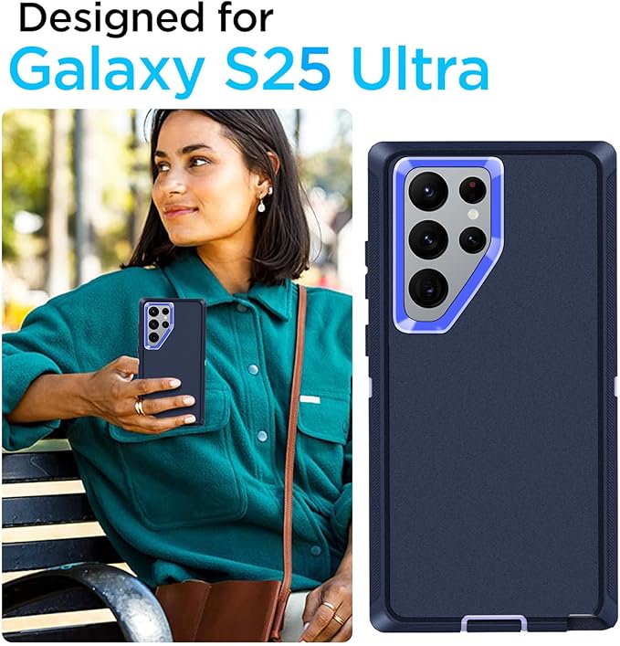 AICase for Samsung Galaxy S25 Ultra(6.9"),Heavy Duty Drop Protection Full Body Rugged Shockproof/Drop Proof/Dust Proof Military Protective Tough Durable Phone Cover for Galaxy S25 Ultra 2025_2
