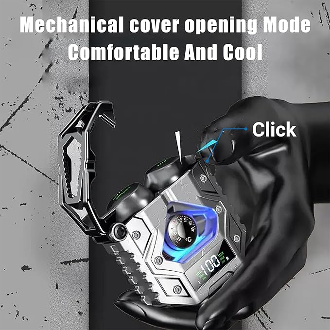 H09 Bluetooth 5.3 Wireless Earbuds with Long Battery Life, Environmental Noise Canceling, IPX7 Waterproof, HiFi Stereo Sound, Low Latency for Games, for iPhone and Android (Black)