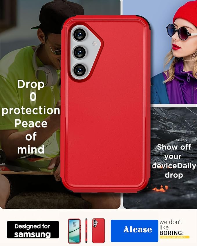 AICase for Samsung Galaxy S25 Case,3-Layer Heavy Duty Pocket-Friendly Rugged Durable Military Grade Protection Shockproof/Drop Proof/Dust Proof Protective Cover for Samsung Galaxy S25 2025_5