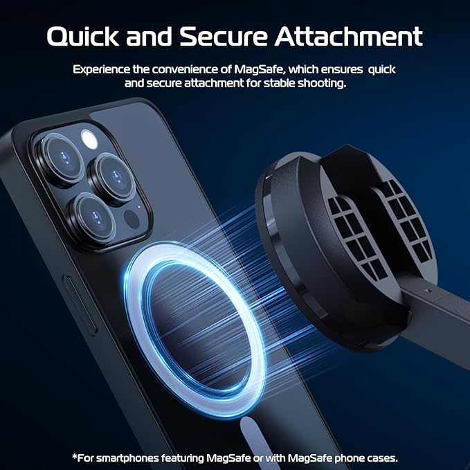 ULANZI 61'' Magnetic Selfie Stick Phone Tripod with Wireless Remote, Extendable Cell Phone Holder Stand, Compatible with MagSafe, Cellphone Tripod for iPhone 17 16 15 14 13 12 and Android Phones