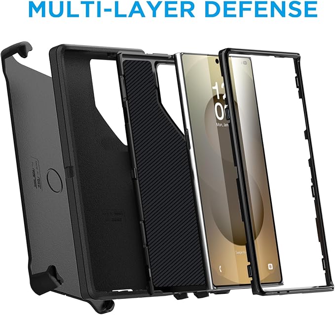 AICase Belt-Clip Holster Case for Samsung Galaxy S25 Ultra 6.9",Heavy Duty Drop Protection Full Body Rugged Shockproof/Drop Proof/DustProof Military Grade Tough Durable Cover for S25 Ultra 2025