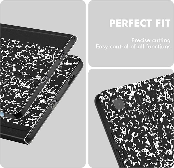 Case for Samsung Galaxy Tab S6 Lite 10.4 Inch 2024/2022/2020 with S Pen Holder, Multi-Angle Viewing Soft TPU Back Cover with Pocket Auto Wake/Sleep.