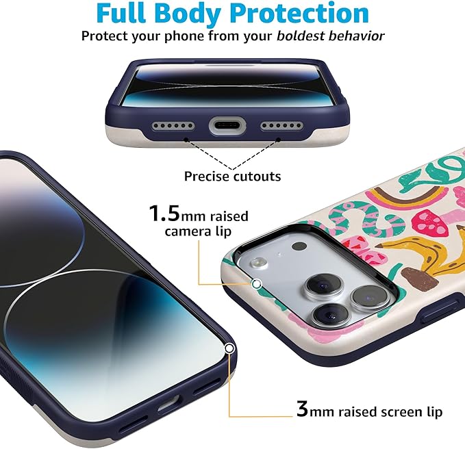 Casely iPhone 17 Pro Case | Doodle Bug | Crayola Crayon | Compatible with MagSafe | Bold Protective Design