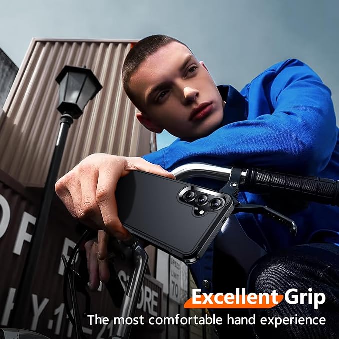 Red2Fire for Samsung Galaxy S25 Plus Case, [Military Grade Shockproof] Heavy Duty Full Body Protection Phone Case for S25 Plus Case 6.7 inch,Black