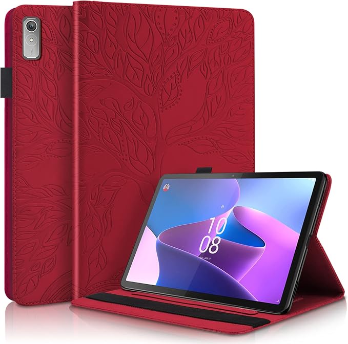 Case for Lenovo Tab P11 2nd Gen/Xiaoxin Pad Plus 2023 11.5" TB350FU/TB350XU case PU Leather Cover Flip Stand Shell with Elastic Band & Card Holder for Lenovo Tab P11 2nd Gen 11.5 inch Tablet