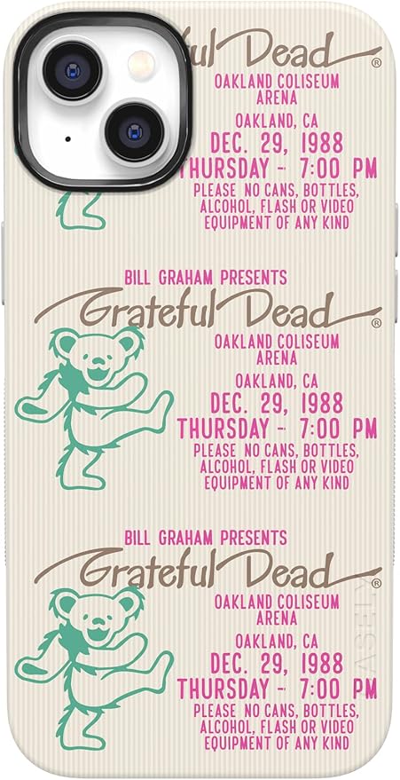 Casely iPhone 14 Case | Miracle Ticket | Grateful Dead Vintage | Compatible with MagSafe | Bold Protective Design