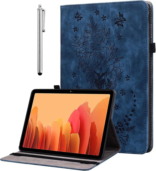 Case for Samsung Galaxy Tab S6 Lite 10.4 Inch 2024/2022/2020, Auto Wake/Sleep Multi-Angle Flip PU Leather Protective Cover with Stylus Holder for Galaxy Tab S6 Lite Case, Blue