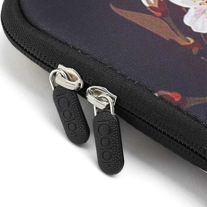 iColor 14 15 15.4 15.6 inch Laptop Handle Bag Computer Protect Case Pouch Holder Notebook Sleeve Neoprene Cover Soft Carring Case for MacBook Dell Lenovo Toshiba HP Chromebook ASUS Acer Black ICB-11