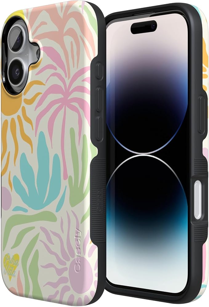 Casely iPhone 17 Case | Oasis | Pura Vida | Compatible with MagSafe | Bold Protective Design