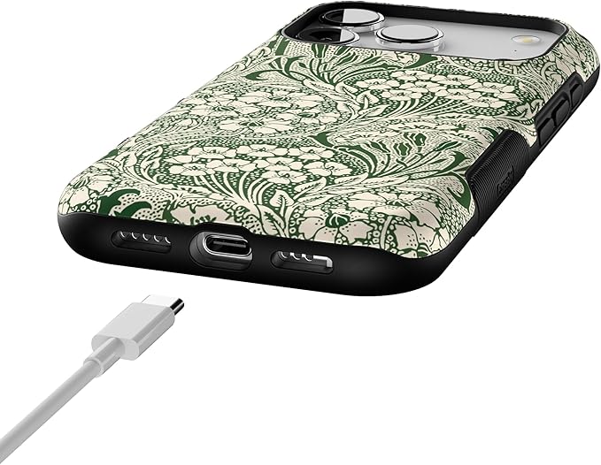 Casely iPhone 17 Pro Case | Mystic Meadow | Green Gardens | Bold Protective Design | Compatible with MagSafe