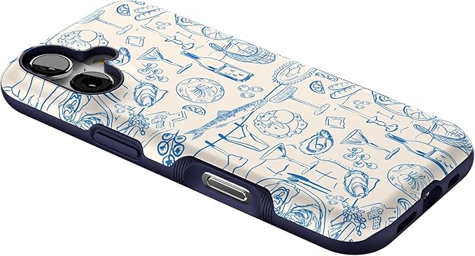 Casely iPhone 17 Case | Amalfi Aperitivo | Dolce Vita | Bold Protective Design | Compatible with MagSafe