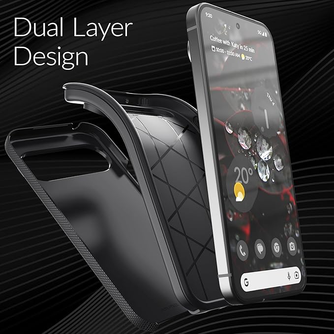 Crave Dual Guard for Google Pixel 10 Pro XL Case, Shockproof Protection Dual Layer Case for Google Pixel 10 Pro XL - Black