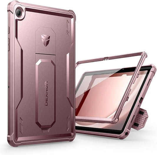 Dexnor Case for Samsung Galaxy Tab A9 Plus 2023, [Built-in Screen Protector & Kickstand] Heavy Duty Shockproof Full Body Protective Tablet Cover for Galaxy Tab A9+ 11 Inch, Pink