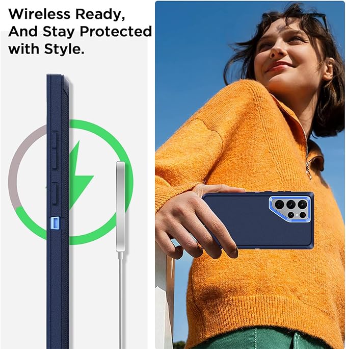 AICase for Samsung Galaxy S25 Ultra(6.9"),Heavy Duty Drop Protection Full Body Rugged Shockproof/Drop Proof/Dust Proof Military Protective Tough Durable Phone Cover for Galaxy S25 Ultra 2025_2