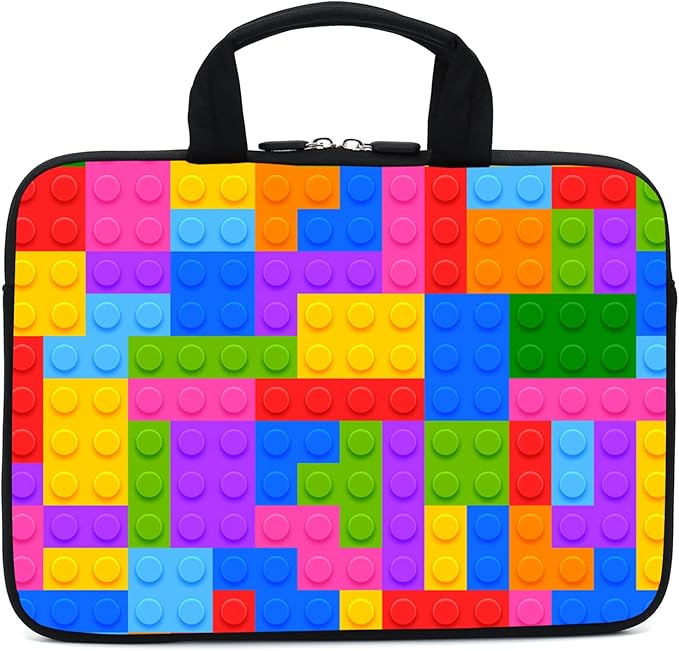 Laptop Sleeve Case 11.6" 12.1 Inch Neoprene Laptop Sleeve/Notebook Computer Pocket Case/Chromebook Case/Tablet Briefcase Carrying Bag Compatible For Men， Women ，boys， girls (puzzle)