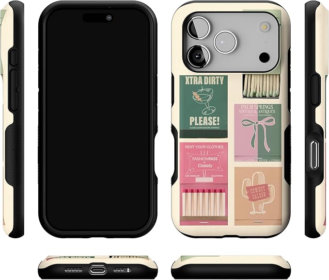 Casely iPhone 17 Pro Case | Perfect Match | FashionPass x Casely | Bold Protective Design | Compatible with MagSafe