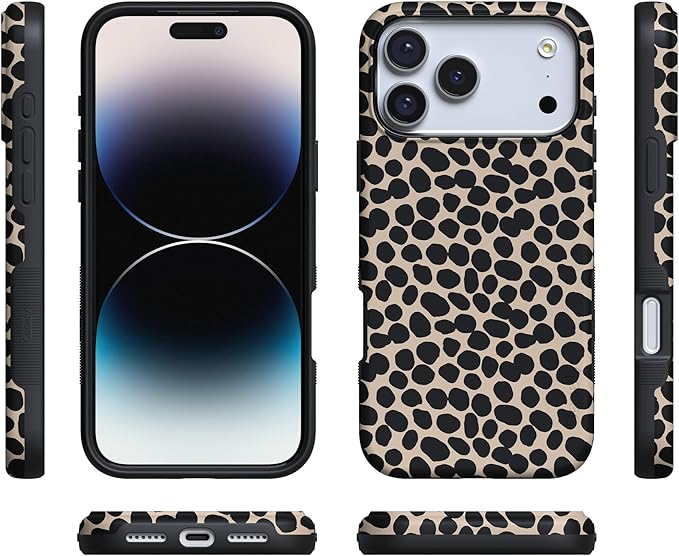 Casely iPhone 17 Pro Case | Lost in Spots | Cheetah Print | Compatible with MagSafe | Bold Protective Design