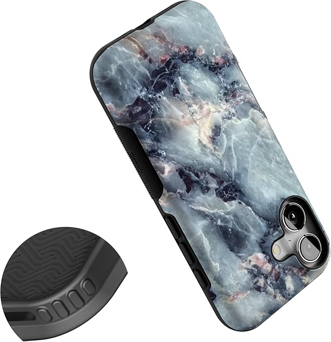 Casely iPhone 17 Case | Deep Sea | Blue Marble | Bold Protective Design | Compatible with MagSafe