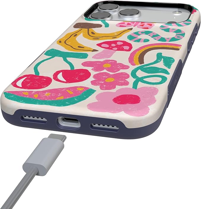 Casely iPhone 17 Pro Case | Doodle Bug | Crayola Crayon | Compatible with MagSafe | Bold Protective Design