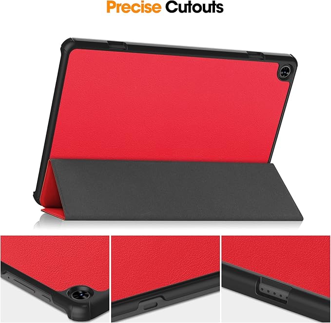 Case for TECLAST T50 11.0 inch Tablet, Folding Folio Ultra-Thin PU Leather Stand Case Cover for TECLAST T50 11.0 inch Red