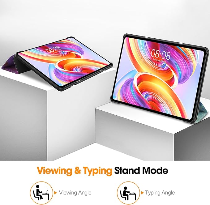 Case for TECLAST T50 11.0 inch Tablet, Folding Folio Ultra-Thin PU Leather Stand Case Cover for TECLAST T50 11.0 inch Outer Space